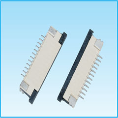 1.0Pitch 2.5High 4-50PIN FPC ZIF R/A Type 