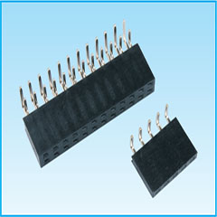2.54Pitch Single/Double Row 90 °  Female header 
