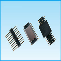 0.8Pitch Single or Double  Pin and Female Header 