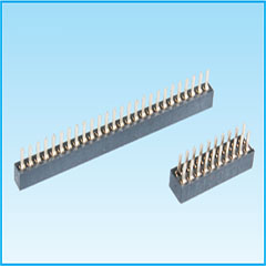 1.0Pitch Single and Double Row 180 °  Female header 