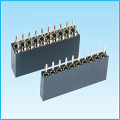 2.54Pitch Single/Double Row 180 °  Female header 